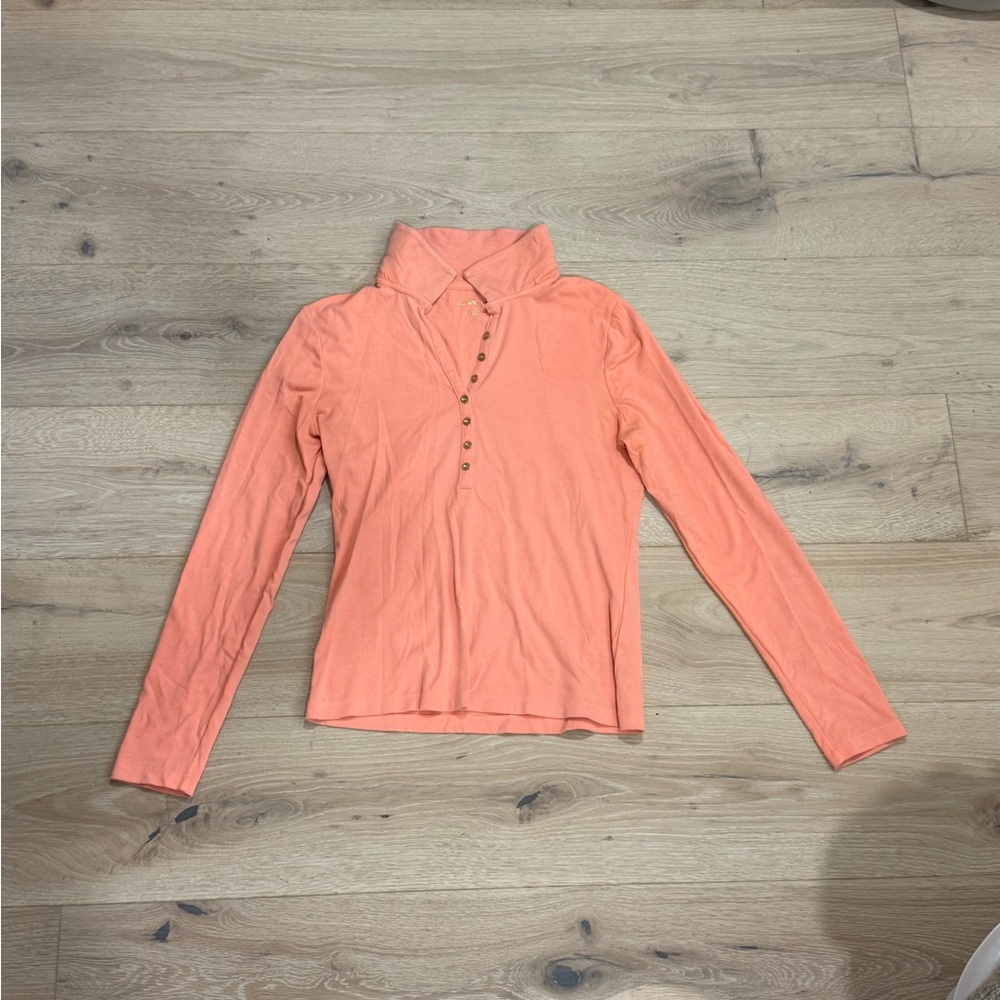 Lilly Pulitzer Orange Long Sleeve Top